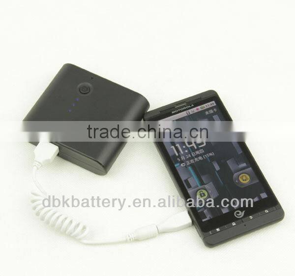 mobile phone bank 6600mAh hot sale MP-7000 power charger