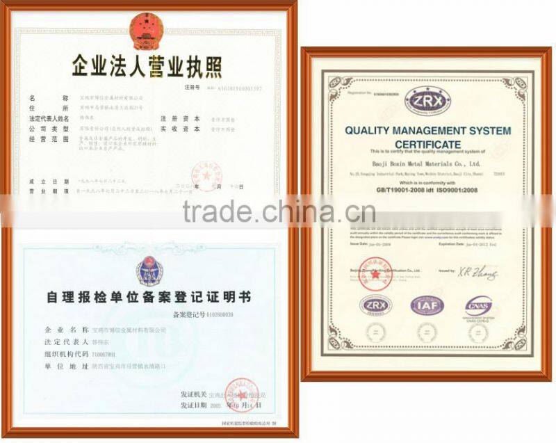 high quality Vacuum smelting vanadium plates/sheets