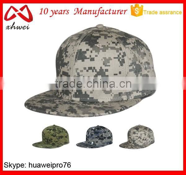 Camo Snapback Caps Wholesale Custom Snapback Hats Cheap Headwear Factory