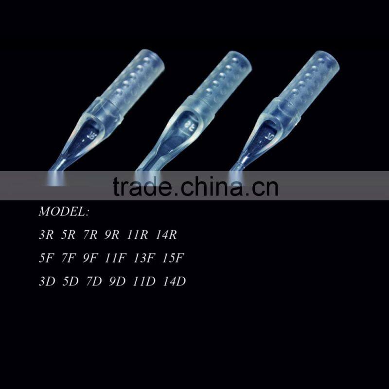 New style transparent disposable tattoo tip 3R for tattoo machines