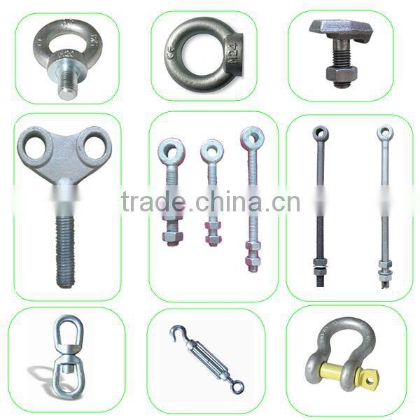 Hot Dipped Galvanized Forged US Type Links Double Clevis