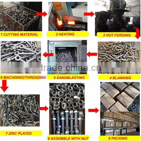 Eye anchor for Concrete lifting clutch