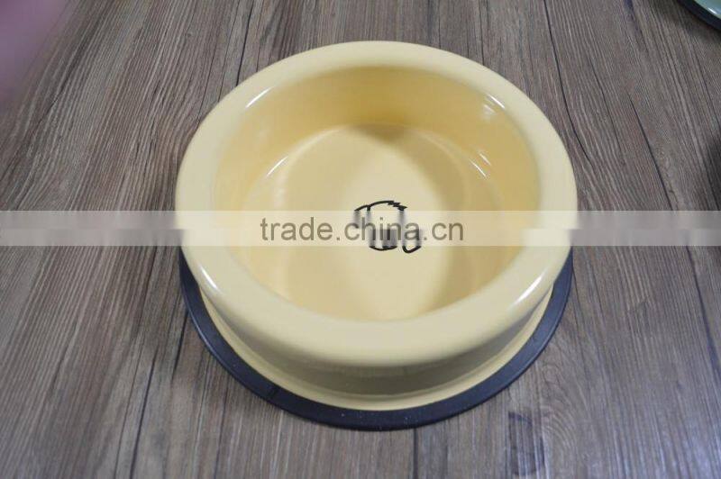 1022 Enamel big dog pot,ceramic pot