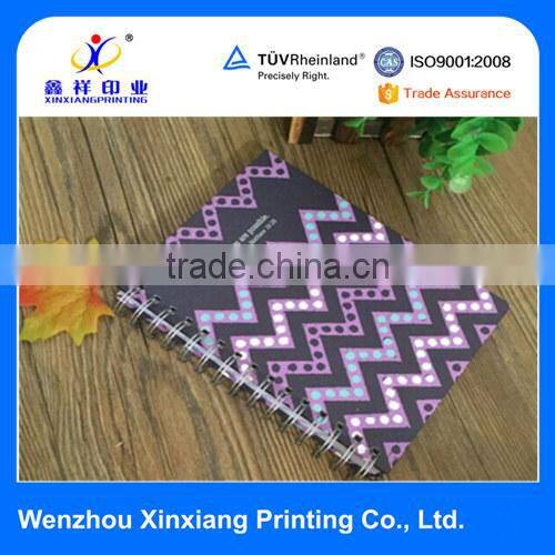 cute writing kraft paper spiral exercise notebook