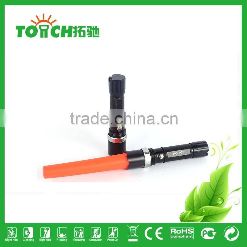 bike flashlight self defense zoomable super bright for 1*18650 cre e XPE 3W emergency flashlight for night riding