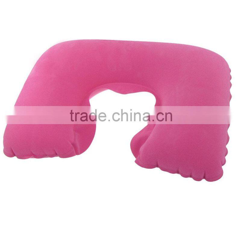 U Shape Inflatable Neck Pillow for Travel Indoor&Outdoor