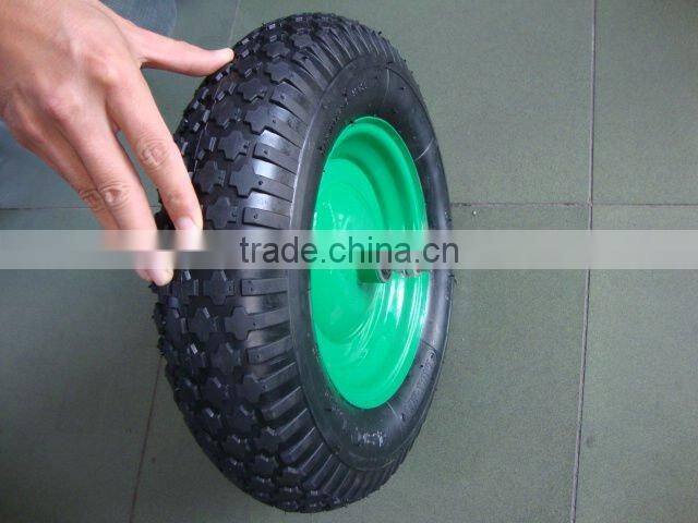 wholesale manufacture 4.00-8 rubber wheel for wheel barrow