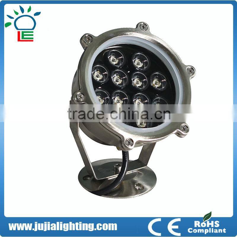 color changed led underwater light,IP68,DC/AC12V/24V,RGB Warmwhite/White/Netural white 12W High Power Epistar led chip