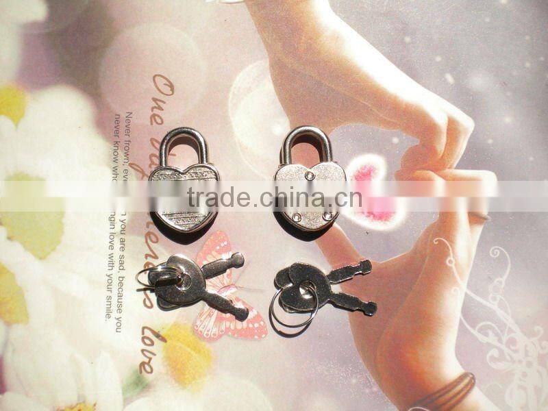 AJF 2015 cheap silver 2 keys Diary Locks for notebooks