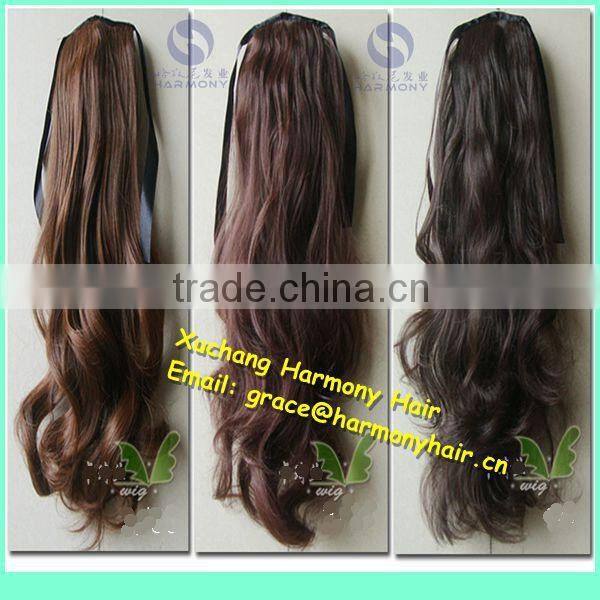 Harmony yaki human hair ponytail is available on stock