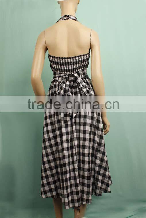 2016 Marilyn Monro style fashion sleeveless ladies western dress designs