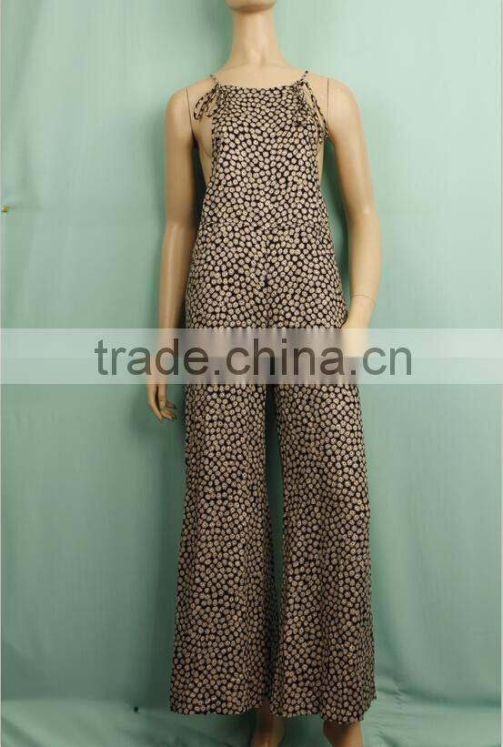 2016 S/S new design backless cut out spaghetti strap jumpsuits pant jumpsuits WP151032934