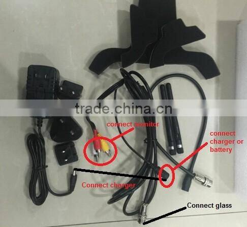 SJ-V01 FPV video goggles HD headset video glass with 40CH and diversity receiver