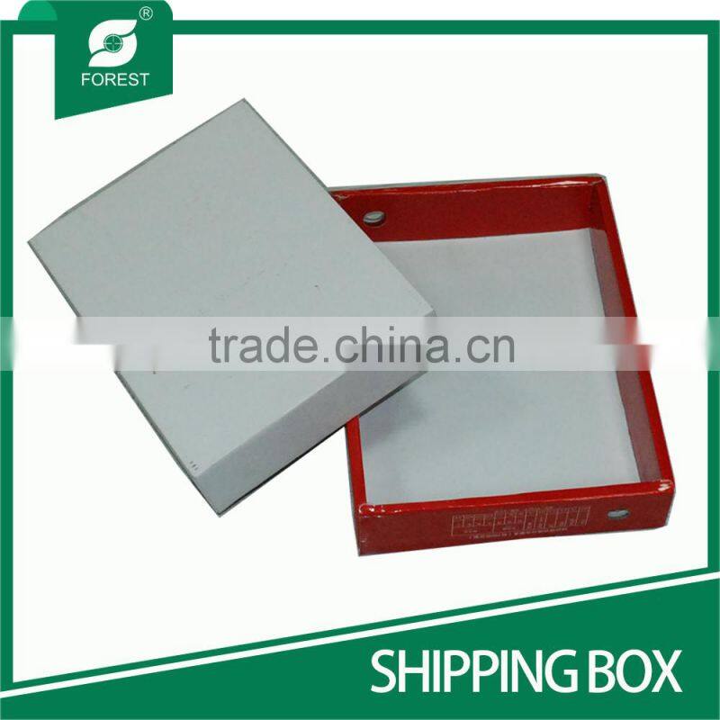 WAX-COATED CARDBOARD SHIPPING BOXES FOR PACKING FOOD WITH EMBOSSING LOGO