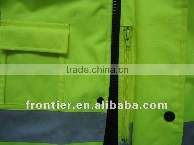 Hi Vis reflective safety jacket