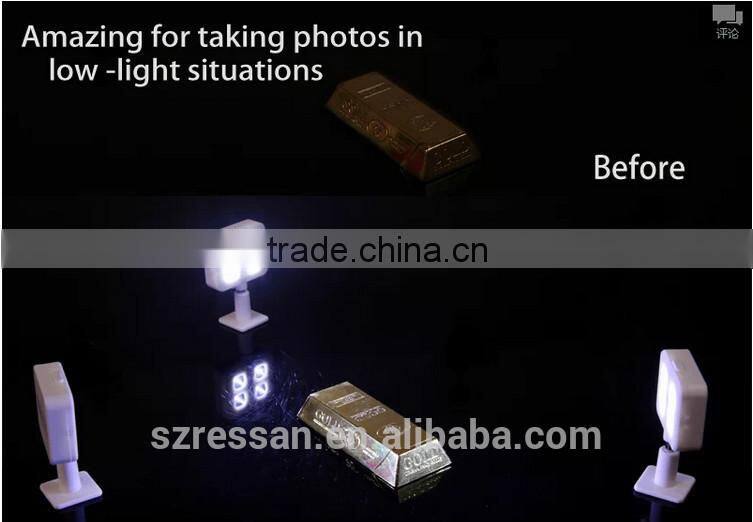 Selfie camera portable flash light for cell phone night selfie stick