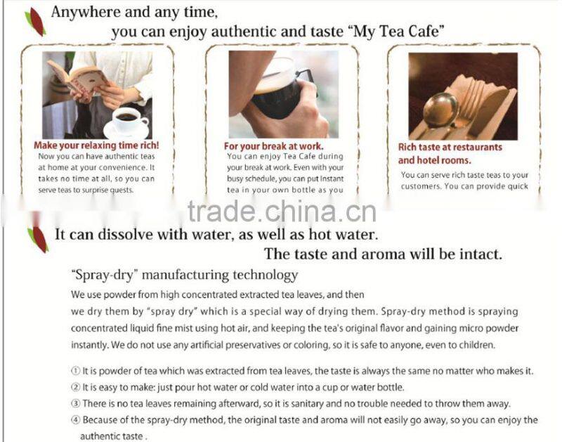 High quality Premium Instant Sencha with lactobacillus Japanese green tea powder