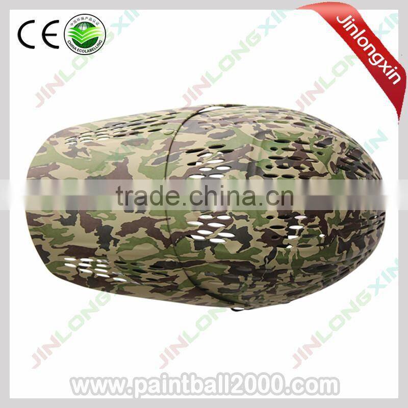 Headshield Camo Paintball Helmet / Mask Full head coverage and goggle protection