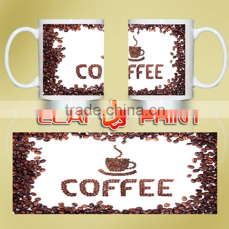 Custom made printed decorative coffee mug