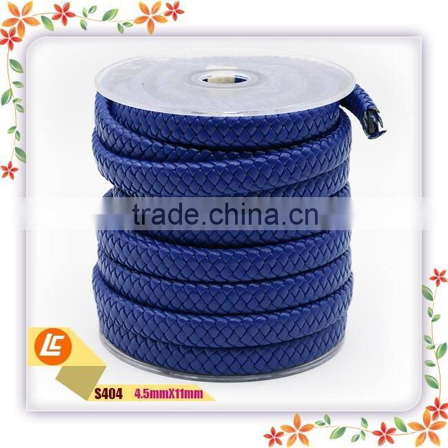 Mens Friendship Flat Braiding Machine Leather Cord 11mm