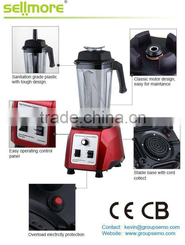 Hot sale 1500W high quality ice blender home appliace(CE.CB.GS.ETL.RoHs)