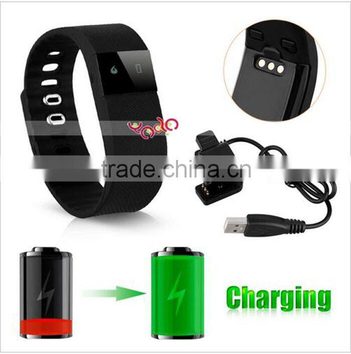 TW64 Pedometer Smart Bracelet Bluetooth Health Sleep Monitoring Black