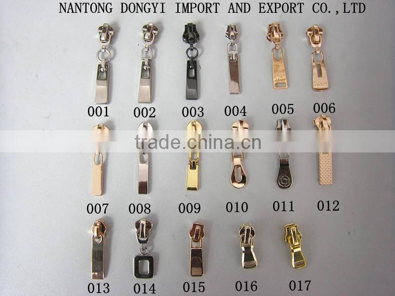 High quality metal zipper with logo wholesale china factory