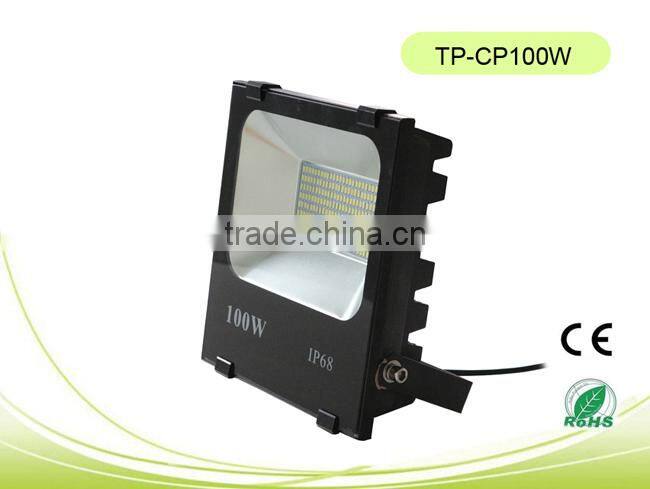 Hot sales CE/RoHS approval, IP66 waterproof outdoor with low price LED SMD Floodlight 100W 0.75W Series
