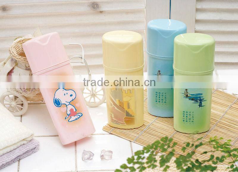 wholesale high grade plastic dual use toilet things box ,tooth brush for promotion items5118
