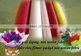 colorful polyester nonwoven for flower wrapping paper