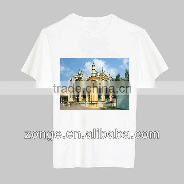 Hot Sell Customized T-shirts Sublimation White