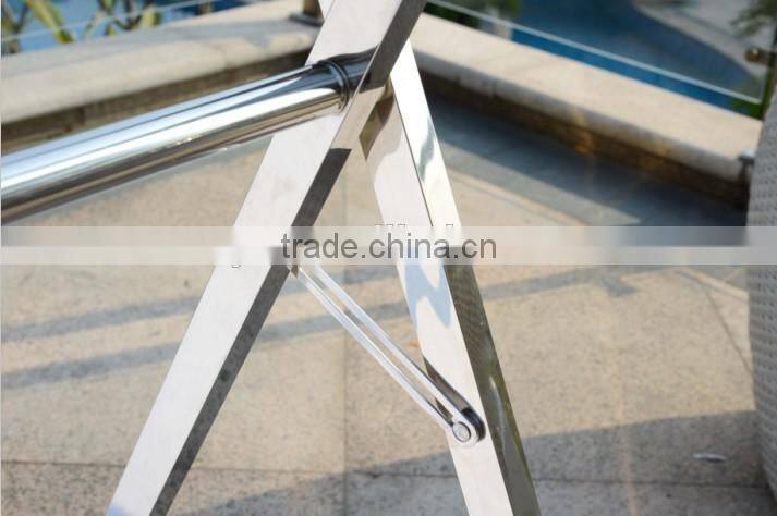 X shape stock folded steel garment rack laundry cloth hanger