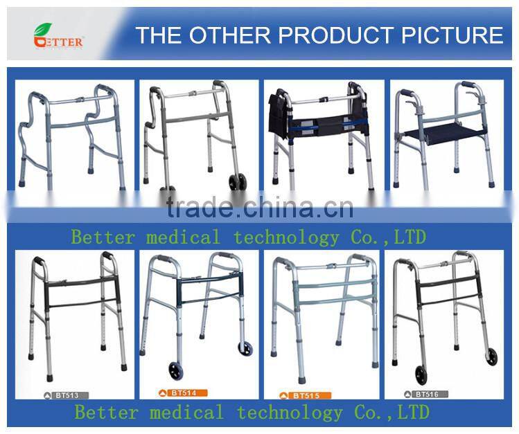 folding aluminum walker for the elderly