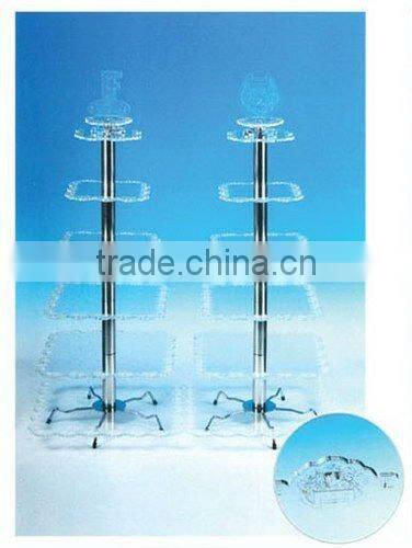 8 tier square acrylic cupcake wedding decorating cake stand