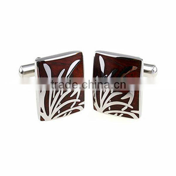 Robust Wood Cufflinks, Wood and Dots Cuff links, Striped Wood Cufflinks