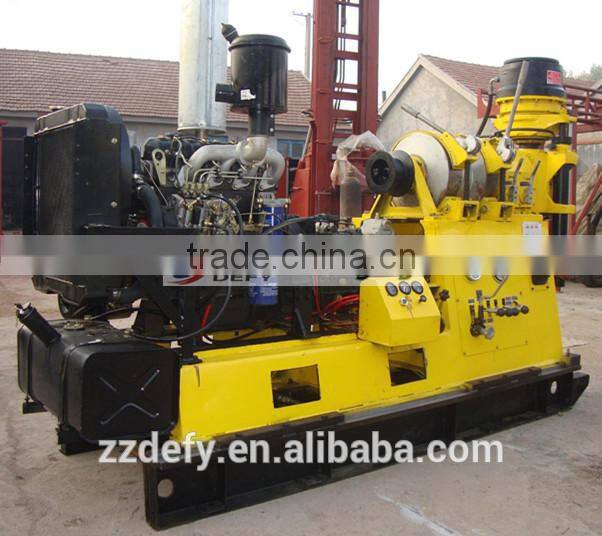 best drilling machine 600m trailer mounted rotary water well drilling rig XY-600F