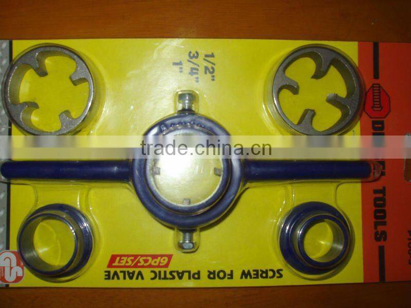 6PC NPT for PVC Pipe Thread Maker