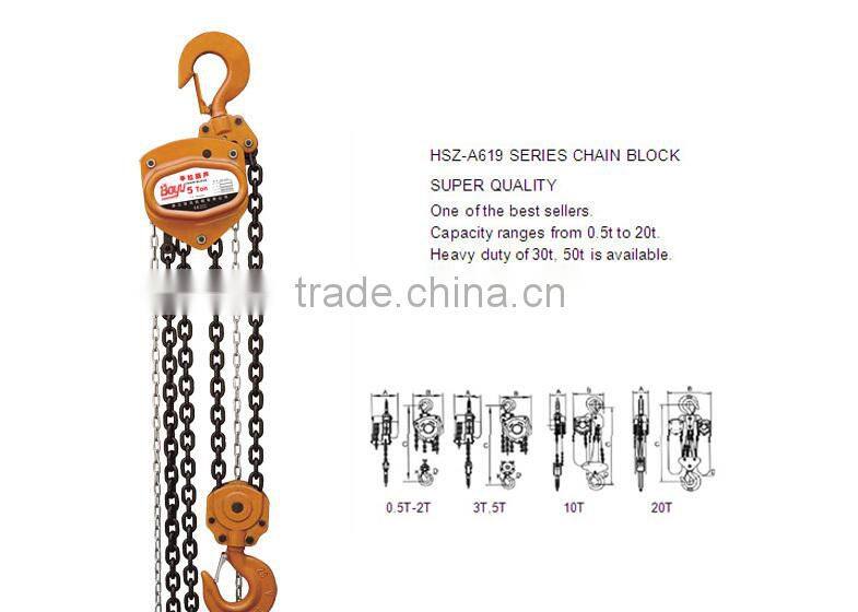 High Quality Heavy Duty chain hoist blocks with certificate Manufacturer