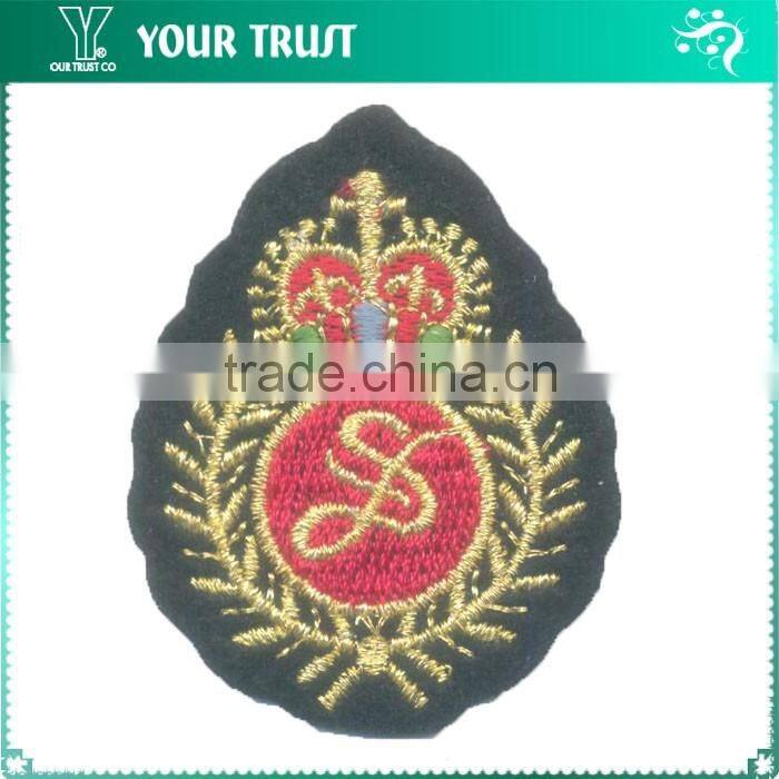 Beige Brown Spiral Shell Clothing Applique Garment Patch Label