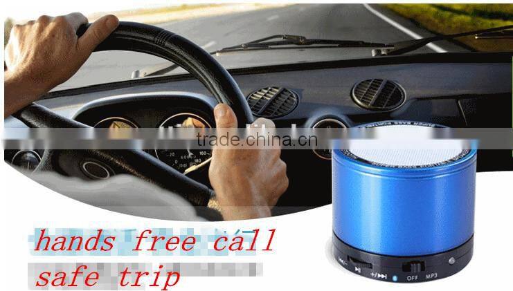 2014 best price portable wireless mini music s10 bluetooth subwoofer speaker for mobile phones with fm radio/tf/usb