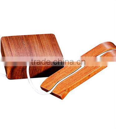 2015 High quality wood Charge Stand Carved With Cable Groove for Apple Watch Charging