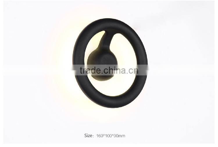 240V JEVEYA LED Wall Lamps 6W White Acrylic Wall Lamps for Living Room