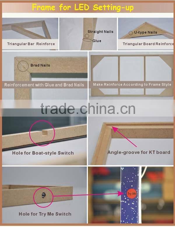 led canvas wall art for christmas