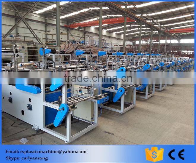 Automatic rolling plastic shopping bag making machine price