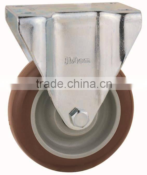 22 Series Double Ball Raceway Structure midium duty Top Plate Rigid PU Caster