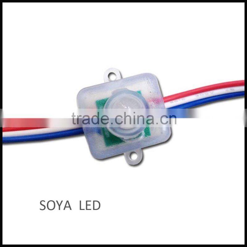 IP68 12mm rgb pixel led light string sm16716