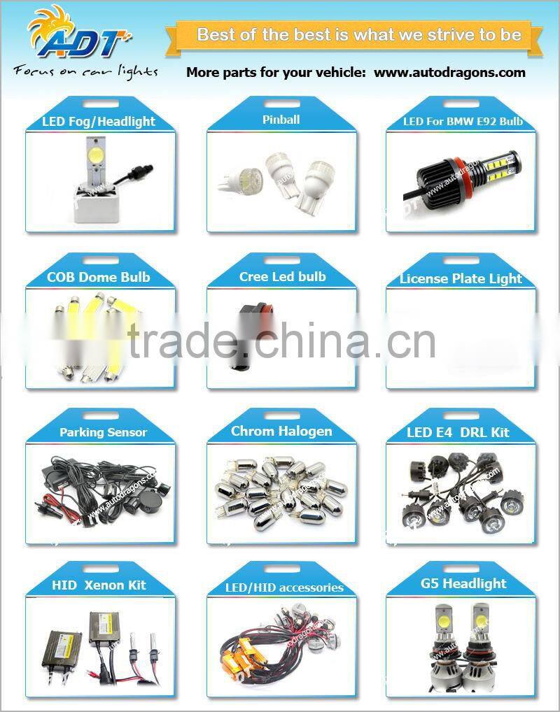 New White 12 SMD LED 3528 Indicator Door Light Bulb Lamp Panel Dome Adapter