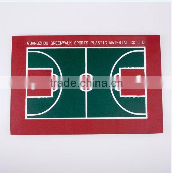 Professional acrylic paint for badminton court plastic tennis court flooring with low price