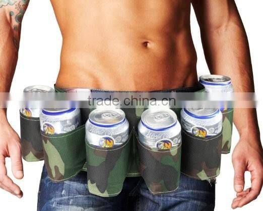 best sale outdoor 6 pack beer holder belt party belt cooler