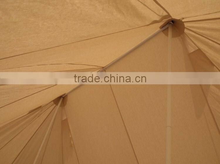 6x4M double roofs emperor twin bell tent with 100%cotton canvas